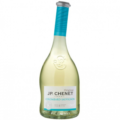 White wine semisec,Colombard-Sauvignon, Jp Chenet Languedoc-Roussillon, 0.75L, 12.5% alc., France