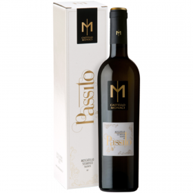 Moscatello Selvatico, Castello Monaci Passito Salento White Wine, 0.5L, 13% alc., Italy