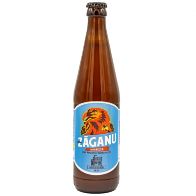 Zaganu Hefeweizen Unfiltered White Beer, 6% alc., 0.5L, Romania