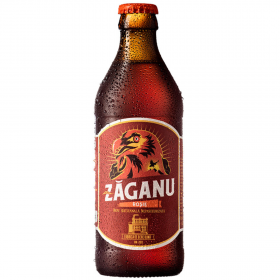 Zaganu Unfiltered Red Beer, 7% alc., 0.33L, Romania
