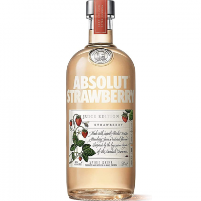 Absolut Strawberry Juice Edition Vodka, 0.5L, 35% alc., Sweden