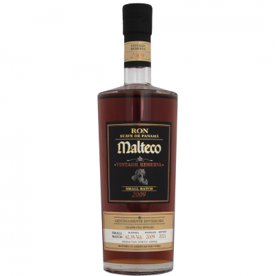 Ron Malteco Suave de Panama 2009 Rum, 42.3% alc., 0.7L, Panama
