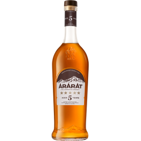 Ararat 5 Years Brandy, 40% alc., 0.7L, Armenia