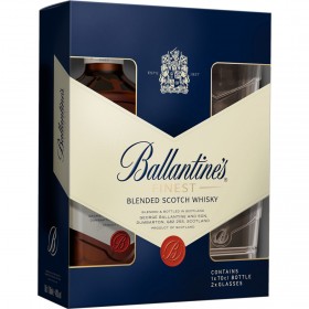 Ballantine's Whisky+ 2 Glasses, 0.7L, 40% alc., Scotland