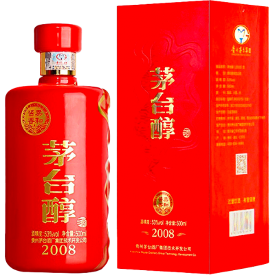 Kweichou Moutai Chun 2008 Traditional Drink, 53% alc., 0.5L, China