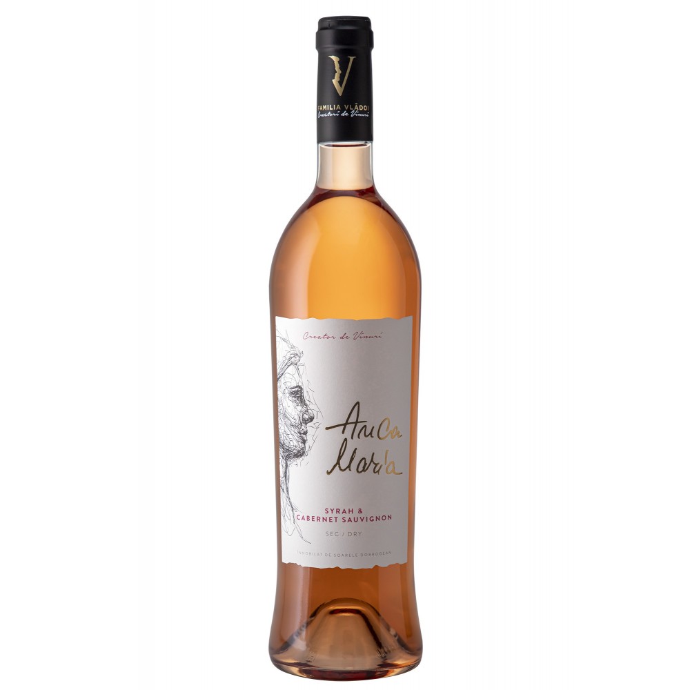 Vin roze sec, Syrah - Cabernet Sauvignon, Familia Vladoi Anca Maria, 0.75L, 12.4% alc., Romania