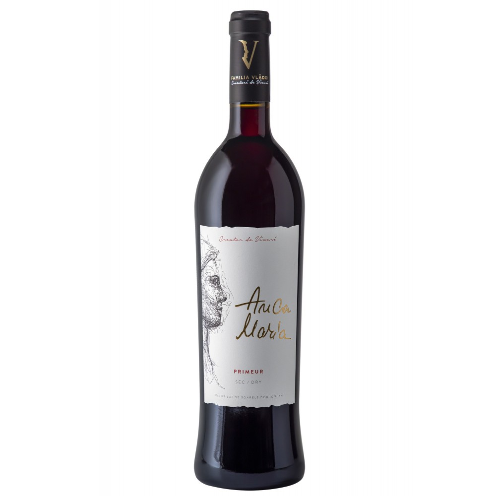 Vin rosu sec Familia Vladoi Anca Maria Primeur, 0.75L, 13% alc., Romania