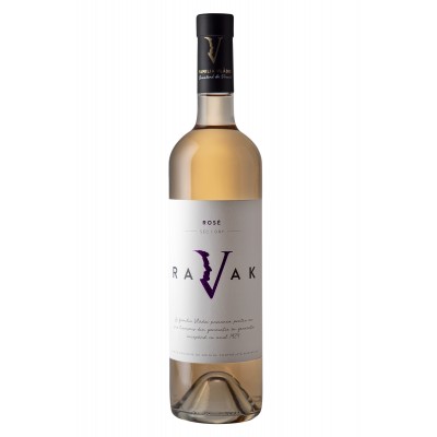 Familia Vladoi Ravak Rose Dry Wine, 0.75L, 13.5% alc., Romania