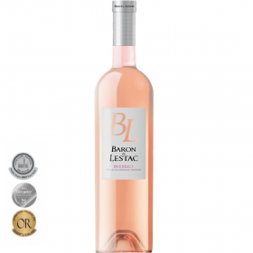 Vin roze sec Baron de Lestac Bordeaux, 0.75L, 12.5% alc., Franta