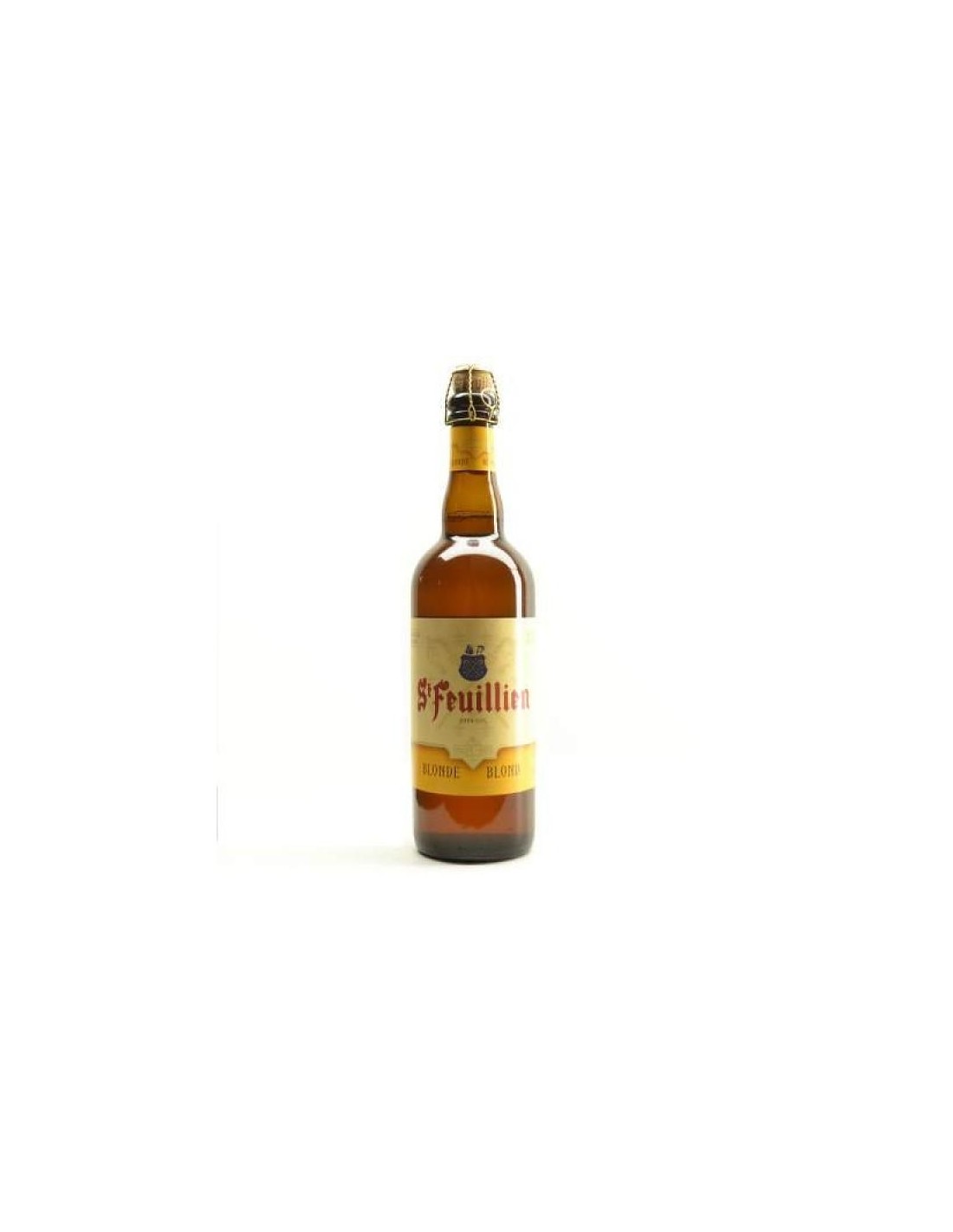 Bere blonda St Feuillien, 7.5% alc., 0.75L, Belgia alcooldiscount.ro