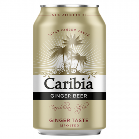 Blonde beer Caribia, 0% alc., 0.33L, Denmark