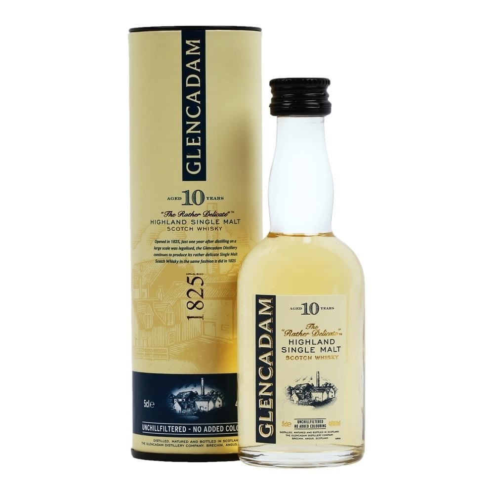 Whisky Glencadam 10 Years, 0.05L, 46% alc., Scotia 0.05L