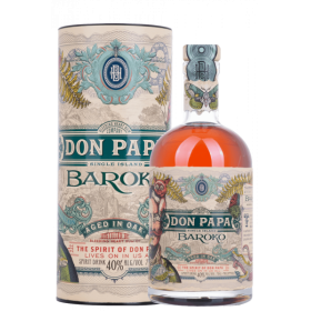 Don Papa Baroko Black Rum + gift box, 40% alc., 0.7L, Filipine