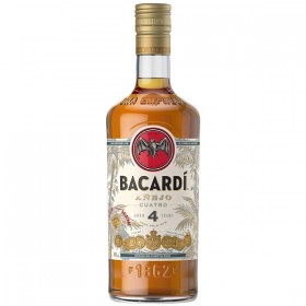 Bacardi Anejo Cuatro 4 Years Rum, 40% alc., 0.7L, Cuba