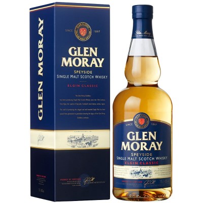 Glen Moray Classic Whisky, 0.7L, 40% alc., Scotland