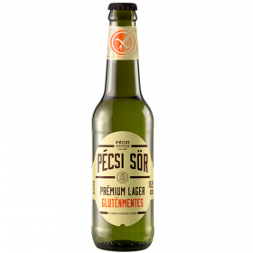 Bere organica fara gluten Pecsi Sor BIO Premium Lager, 5% alc., 0.33L, Ungaria