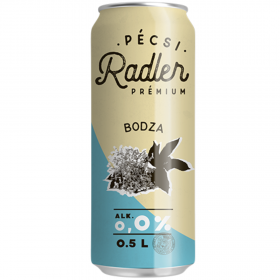 Pecsi Radler Bodza Blonde Alcohol Free Beer, 0% alc., 0.5L, Hungary