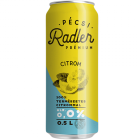 copy of Pecsi Radler Citrom Blonde Alcohol Free Beer, 0% alc., 0.5L, Hungary