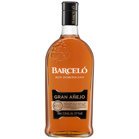 Black rum Barcelo Gran Anejo, 37.5% alc., 0.7L