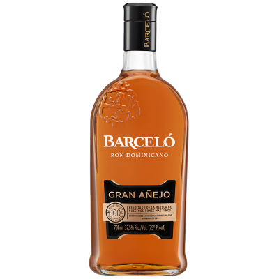 Black rum Barcelo Gran Anejo, 37.5% alc., 0.7L