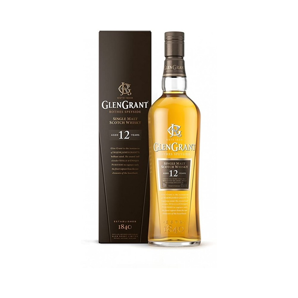 Whisky Glen Grant 12 Years, 0.7L, 40% alc., Scotia