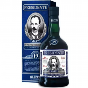 Presidente Marti 19 Years Rum, 40% alc., 0.7L, Dominican Republic