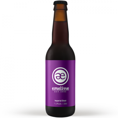 Emelisse Imperial Stout Black Beer, 11% alc., 0.33L, Netherlands