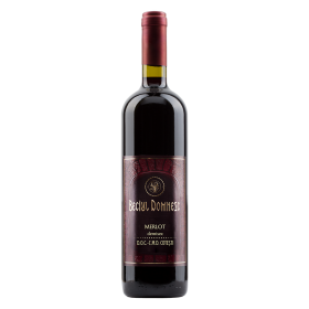 Red secco wine, Merlot, Beciul Domnesc Cotesti, 0.75L, 13.5% alc., Romania