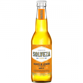 Bere blonda, filtrata Solveza Agave & Lemon, 6% alc., 0.33L, Olanda