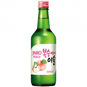 Bautura traditionala Jinro Soju Peach, 13.5% alc., 0.36L, Coreea