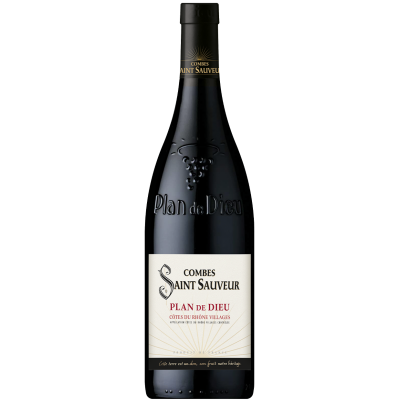 Combes Saint Sauveur Cotes du Rhone Plan de Dieu Red Wine, 0.75L, 14% alc., France