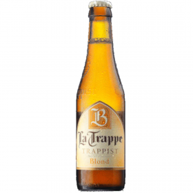 Bere blonda, filtrata La Trappe, 6.5% alc., 0.33L, Belgia