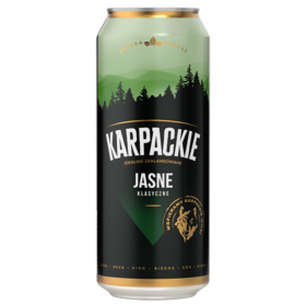 Karpackie Pils Blonde Beer, 4% alc., 0.5L, Poland