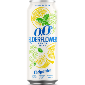 Edelmeister Elderflower blonde beer no alcohol , 0% alc., 0.5L, Poland