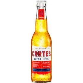 Cortes Extra Blonde Filtered Beer, 4.5% alc., 0.33L, Poland