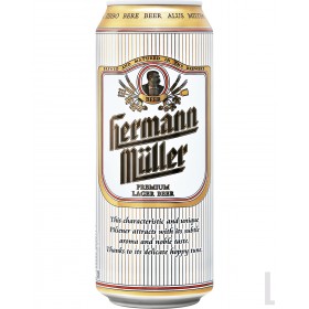 Hermann Muller Blonde Beer, 4% alc., 0.5L