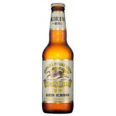 Kirin Ichiban Blonde Filtered Beer, 5% alc., 0.33L, Japan