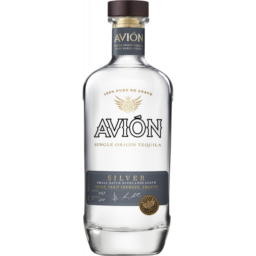 Tequila alba Avion Silver, 0.7L, 40% alc., Mexic