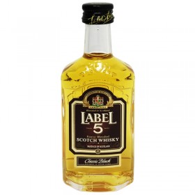 Whisky Label 5, 0.05L, 40% alc., Scotia