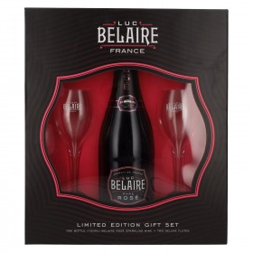 Luc Belaire Rose Sparkling Wine + 2 Pahare, 0.75L, 12.5% alc., France