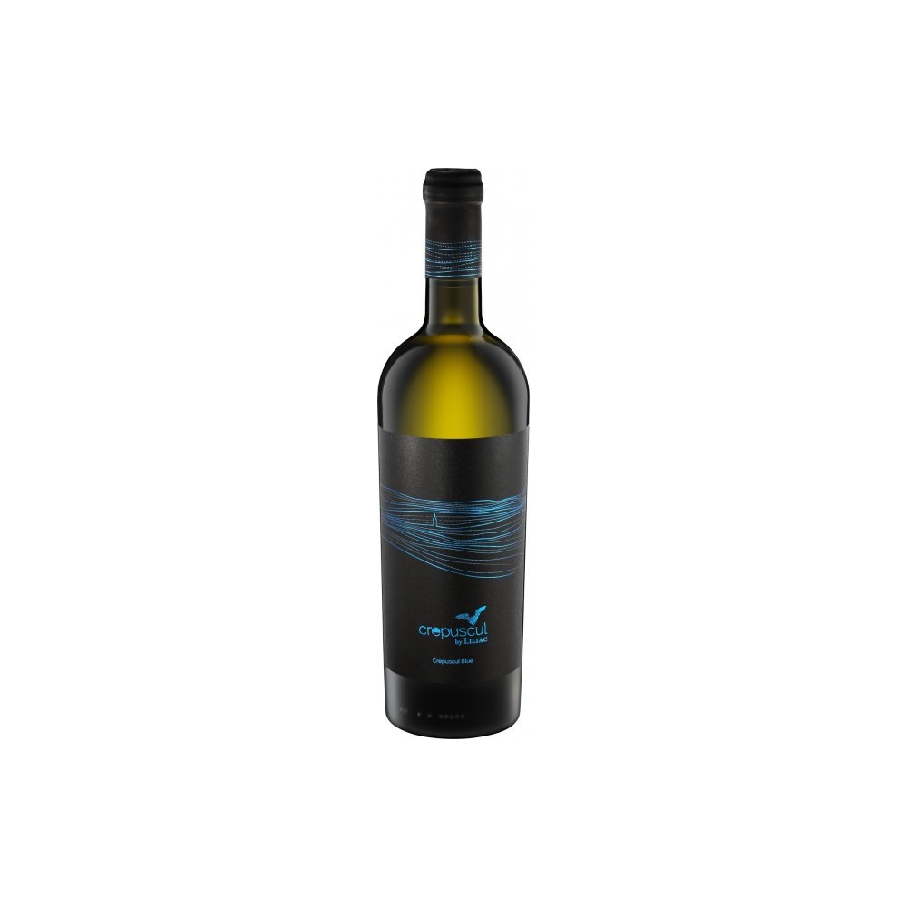 Vin alb demisec Liliac Crepuscul Blue, 0.75L, 12.3% alc., Romania