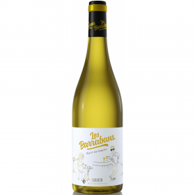 White wine Les Barrabans Luberon, 0.75L, France