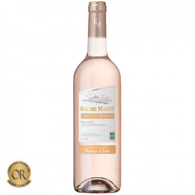 Rose wine Cinsault Grenache, Roche Mazet Pays d'Oc, 0.75L, 12% alc., France