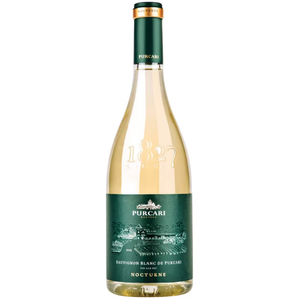 Vin alb sec, Sauvignon Blanc, Purcari Nocturne, 0.75L, 13.5% alc., Republica Moldova