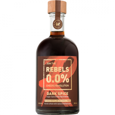 Rebels Dark Spice Alcohol Free Rum, 0.0% alc., 0.5L, Switzerland