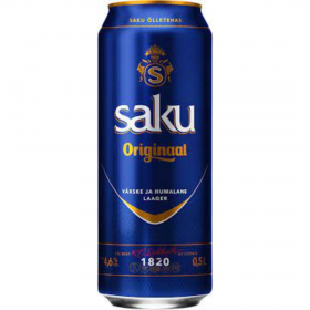 Bere blonda Saku Original, 4.7% alc., 0.5L, Estonia