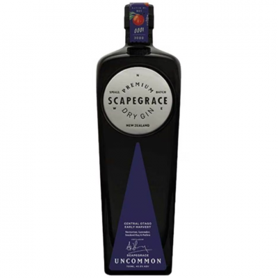 Gin Scapegrace Uncommon Central Otago, 40.8% alc., 0.7L, Noua Zeelanda