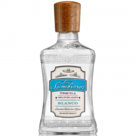 Tequila alba Tres Sombreros Blanco, 0.7L, 38% alc., Mexic