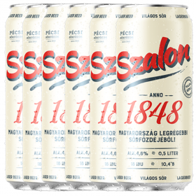Szalon Blonde Beer Six Pack, 4.6% alc., 0.5L, Hungary