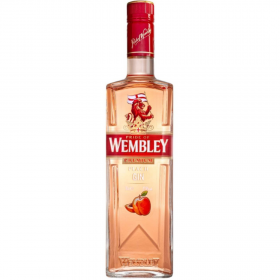 Wembley Peach Gin, 37.5% alc., 0.7L, Romania